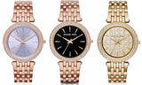 Buy Shop Michael Kors Darci Rose Gold Dial Steel Strap Watch for Women - MK3399 USA Online