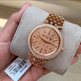 Buy Shop Michael Kors Darci Rose Gold Dial Steel Strap Watch for Women - MK3399 USA Online