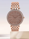 Buy Shop Michael Kors Darci Rose Gold Dial Steel Strap Watch for Women - MK3399 USA Online