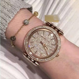 Buy Shop Michael Kors Darci Rose Gold Dial Steel Strap Watch for Women - MK3399 USA Online