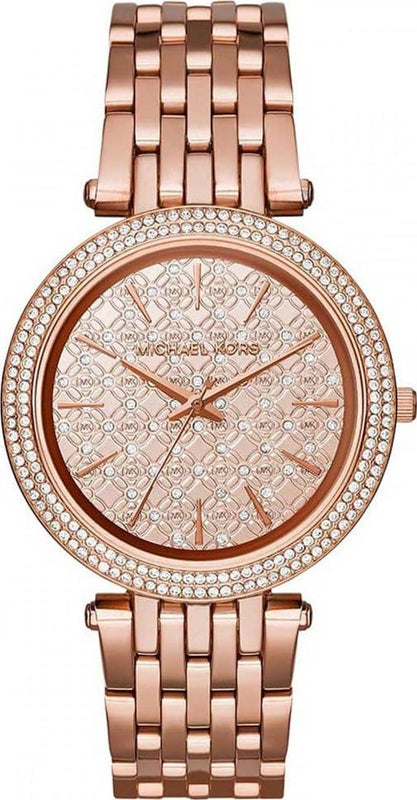 Buy Shop Michael Kors Darci Rose Gold Dial Steel Strap Watch for Women - MK3399 USA Online