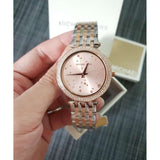 Buy Shop Michael Kors Darci Rose Gold Dial Two Tone Steel Strap Watch for Women - MK3726 USA Online