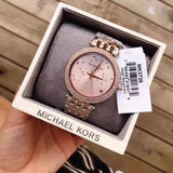 Buy Shop Michael Kors Darci Rose Gold Dial Two Tone Steel Strap Watch for Women - MK3726 USA Online