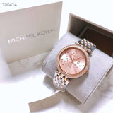 Buy Shop Michael Kors Darci Rose Gold Dial Two Tone Steel Strap Watch for Women - MK3726 USA Online