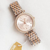 Buy Shop Michael Kors Darci Rose Gold Dial Two Tone Steel Strap Watch for Women - MK3726 USA Online