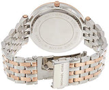 Buy Shop Michael Kors Darci Rose Gold Dial Two Tone Steel Strap Watch for Women - MK3726 USA Online