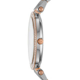 Buy Shop Michael Kors Darci Rose Gold Dial Two Tone Steel Strap Watch for Women - MK3726 USA Online