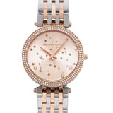 Buy Shop Michael Kors Darci Rose Gold Dial Two Tone Steel Strap Watch for Women - MK3726 USA Online