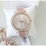 Buy Shop Michael Kors Darci Rose Gold Dial Two Tone Steel Strap Watch for Women - MK4327 USA Online