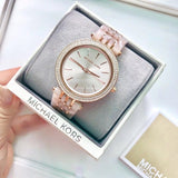 Buy Shop Michael Kors Darci Rose Gold Dial Two Tone Steel Strap Watch for Women - MK4327 USA Online