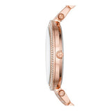 Buy Shop Michael Kors Darci Rose Gold Dial Two Tone Steel Strap Watch for Women - MK4327 USA Online