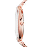 Buy Shop Michael Kors Darci Rose Gold Dial Two Tone Steel Strap Watch for Women - MK4327 USA Online