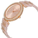 Buy Shop Michael Kors Darci Rose Gold Dial Two Tone Steel Strap Watch for Women - MK4327 USA Online