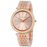 Buy Shop Michael Kors Darci Rose Gold Dial Two Tone Steel Strap Watch for Women - MK4327 USA Online