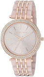 Buy Shop Michael Kors Darci Rose Gold Dial Two Tone Steel Strap Watch for Women - MK4327 USA Online