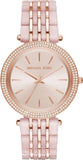 Buy Shop Michael Kors Darci Rose Gold Dial Two Tone Steel Strap Watch for Women - MK4327 USA Online