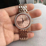 Buy Shop Michael Kors Darci Rose Gold Dial with Diamonds Rose Gold Stainless Steel Strap Watch for Women - MK3192 USA Online