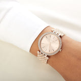 Buy Shop Michael Kors Darci Rose Gold Dial with Diamonds Rose Gold Stainless Steel Strap Watch for Women - MK3192 USA Online