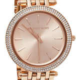 Buy Shop Michael Kors Darci Rose Gold Dial with Diamonds Rose Gold Stainless Steel Strap Watch for Women - MK3192 USA Online