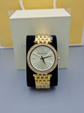 Buy Shop Michael Kors Darci Silver Dial Gold Stainless Steel Strap Watch for Women - MK3191 USA Online
