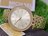 Buy Shop Michael Kors Darci Silver Dial Gold Stainless Steel Strap Watch for Women - MK3191 USA Online