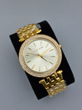 Buy Shop Michael Kors Darci Silver Dial Gold Stainless Steel Strap Watch for Women - MK3191 USA Online