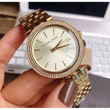 Buy Shop Michael Kors Darci Silver Dial Gold Stainless Steel Strap Watch for Women - MK3191 USA Online