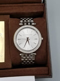 Buy Shop Michael Kors Darci Silver Dial Silver Stainless Steel Strap Watch for Women - MK3190 USA Online