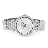 Buy Shop Michael Kors Darci Silver Dial Silver Stainless Steel Strap Watch for Women - MK3190 USA Online
