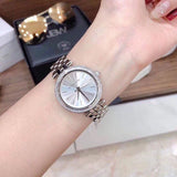 Buy Shop Michael Kors Darci Silver Dial Silver Stainless Steel Strap Watch for Women - MK3364 USA Online