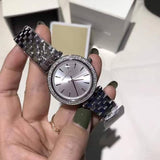 Buy Shop Michael Kors Darci Silver Dial Silver Steel Strap Watch for Women - MK3429 USA Online