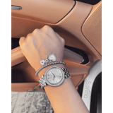 Buy Shop Michael Kors Darci Silver Dial Silver Steel Strap Watch for Women - MK3429 USA Online