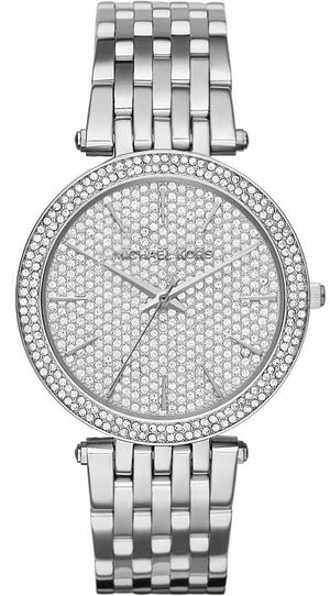 Buy Shop Michael Kors Darci Silver Dial Silver Steel Strap Watch for Women - MK3437 USA Online