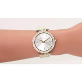 Buy Shop Michael Kors Darci Silver Dial Two Tone Stainless Steel Strap Watch for Women - MK3203 USA Online