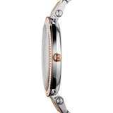 Buy Shop Michael Kors Darci Silver Dial Two Tone Stainless Steel Strap Watch for Women - MK3203 USA Online