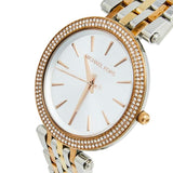 Buy Shop Michael Kors Darci Silver Dial Two Tone Stainless Steel Strap Watch for Women - MK3203 USA Online