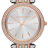 Buy Shop Michael Kors Darci Silver Dial Two Tone Stainless Steel Strap Watch for Women - MK3203 USA Online