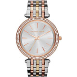 Buy Shop Michael Kors Darci Silver Dial Two Tone Stainless Steel Strap Watch for Women - MK3203 USA Online
