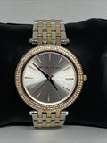 Buy Shop Michael Kors Darci Silver Dial Two Tone Stainless Steel Strap Watch for Women - MK3203 USA Online