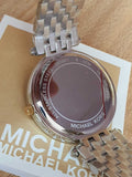 Buy Shop Michael Kors Darci Silver Dial Two Tone Stainless Steel Strap Watch for Women - MK3215 USA Online