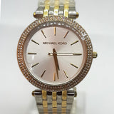 Buy Shop Michael Kors Darci Silver Dial Two Tone Stainless Steel Strap Watch for Women - MK3215 USA Online