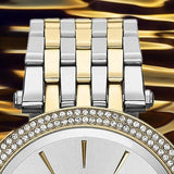 Buy Shop Michael Kors Darci Silver Dial Two Tone Stainless Steel Strap Watch for Women - MK3215 USA Online
