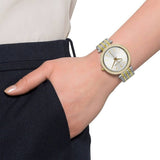 Buy Shop Michael Kors Darci Silver Dial Two Tone Stainless Steel Strap Watch for Women - MK3215 USA Online