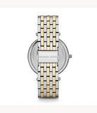 Buy Shop Michael Kors Darci Silver Dial Two Tone Stainless Steel Strap Watch for Women - MK3215 USA Online
