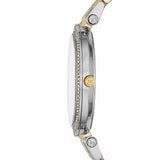 Buy Shop Michael Kors Darci Silver Dial Two Tone Stainless Steel Strap Watch for Women - MK3215 USA Online