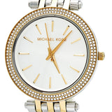 Buy Shop Michael Kors Darci Silver Dial Two Tone Stainless Steel Strap Watch for Women - MK3215 USA Online