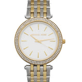 Buy Shop Michael Kors Darci Silver Dial Two Tone Stainless Steel Strap Watch for Women - MK3215 USA Online