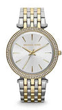 Buy Shop Michael Kors Darci Silver Dial Two Tone Stainless Steel Strap Watch for Women - MK3215 USA Online