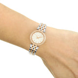 Buy Shop Michael Kors Darci Silver Dial Two Tone Steel Strap Watch for Women - MK3298 USA Online