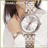 Buy Shop Michael Kors Darci Silver Dial Two Tone Steel Strap Watch for Women - MK3298 USA Online